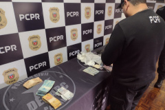 PCPR mira organização criminosa ligada à lavagem de dinheiro e tráfico de drogas em Curitiba
