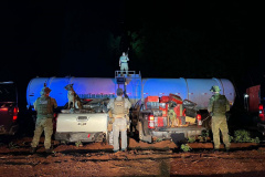 BPFRON e Polícia Federal apreendem mais de 2,5 toneladas de drogas em Nova Aurora