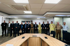 Secretário Hudson se reúne com representantes das associações da PMPR e CBM