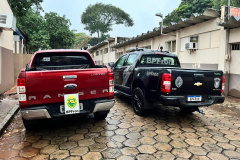 No estacionamento, o refém avistou uma viatura do BPFRON em patrulhamento e conseguiu fazer contato com os policiais que o resgataram. Os suspeitos fugiram do local e são procurados pela polícia. A vítima não ficou ferida. O carro foi recuperado. 