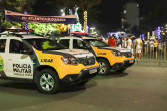  Polícia Militar aumenta efetivo nas ruas do Litoral durante o fim de semana do Ano-Novo