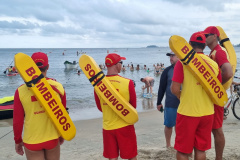 Lazer seguro: bombeiros realizam 66,7 mil ações preventivas no Litoral