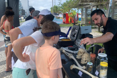 Mais de mil pessoas visitaram mostras itinerantes do Museu de Ciências Forenses no Litoral