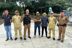 Secretário Hudson e demais representantes das forças de segurança do Estado se deslocam para Nova Laranjeiras 