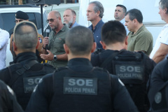 Secretário Hudson cumpre agenda em Maringá e se encontra com prefeito e forças de segurança