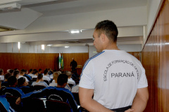 Policial penal ministra curso para cadetes da APMG