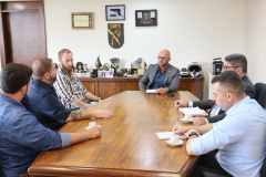 Secretário Hudson recebe membros do Departamento de Segurança da Comunidade Israelita do Paraná