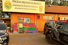 Polícia Militar apreende mais de uma tonelada de drogas no Oeste do Estado