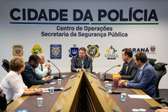 Sesp recebe vereadores da Frente Parlamentar da Ciência, Tecnologia e Inovação para visita de integração em Curitiba
