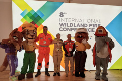 Representantes da Defesa Civil e do Corpo de Bombeiros participam de Conferência de Incêndios Florestais em Portugal