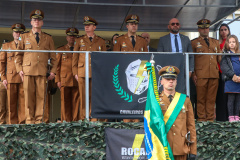 PM homenageia autoridades civis e militares nos dois anos da unidade policial de motocicletas