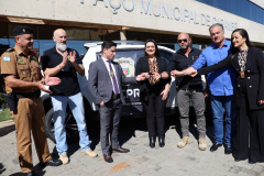 Segurança Pública entrega viaturas na região Oeste do Paraná