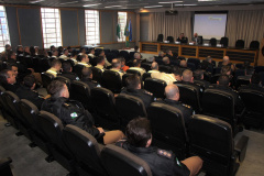 Secretário Hudson se reúne com alto comando da Polícia Militar e do Corpo de Bombeiros do Paraná 