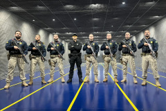  Polícia Penal do Paraná instrui agentes da PRF com técnicas de uso de espingarda calibre 12 