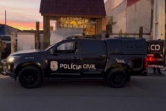 PCPR prende dois suspeitos envolvidos em roubos de bancos em Cerro Azul