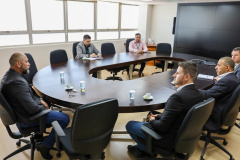 Secretário Hudson recebe o Prefeito de Fazenda Rio Grande 