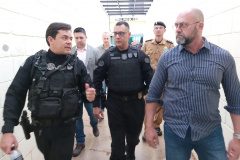 Secretário Hudson visita a Penitenciária Estadual em Cascavel