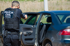 PCPR apreende 2,7 toneladas de cabos de energia durante operação contra receptação em Curitiba