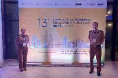 Policiais paranaenses palestram na Semana de Segurança Cidadã e Justiça em Salvador