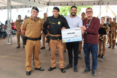 PMPR realiza doação de 10 mil reais ao Pequeno Cotolengo