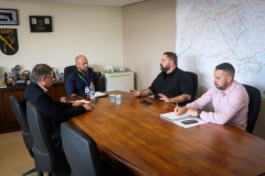 Secretário recebe o Diretor de Segurança da Federação Israelita do Paraná