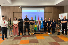 Polícia Penal do Paraná ministra treinamento para agentes penitenciários do Paraguai