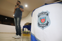 Servidores da Polícia Penal se unem em evento de conscientização contra o câncer de próstata, em Cascavel