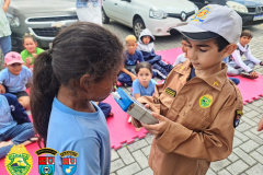 BPTran nas escolas permanece conscientizando crianças com atendimentos em Curitiba e região metropolitana