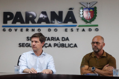 Secretário Hudson recebe secretário Santin Roveda e integrantes do Grupo Dignidade do Paraná