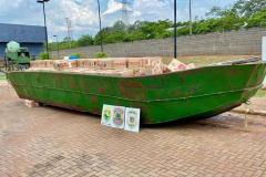 Forças de segurança estaduais e Polícia Federal apreendem 20 mil pacotes de cigarros em Guaíra