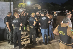 PCPR e PM fazem operação contra o tráfico em Nova Santa Rosa