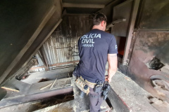 PCPR incinera 1 tonelada de drogas em Irati