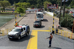 Polícia Penal transfere presos das cadeias do Litoral para o Complexo de Piraquara