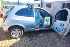 Polícia Militar do Paraná apreende carga de cigarros avaliada em 45 mil reais em São Jorge D'Oeste