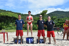 Com Desafio de Piriathlon, bombeiros fazem triathlon com "bike raiz" e corrida sem tênis