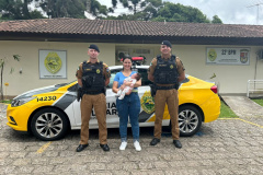 Policiais Militares salvam bebê engasgado em Colombo