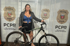 PCPR recupera bicicleta furtada avaliada em R$ 7 mil 
