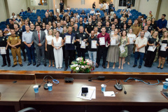 PCPR realiza entrega de medalhas de serviço policial para servidores das Subdivisões Policiais de Ponta Grossa e Telêmaco Borba