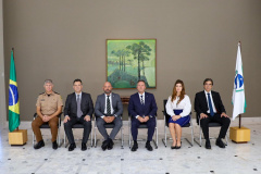 Secretário de Estado da Segurança Pública apresenta três propostas de melhorias na segurança para o desembargador do TJPR