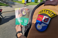 BPRV e BPTran participam de campanha de conscientização para prevenção da dengue