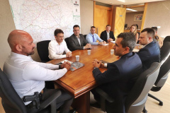 Secretário Hudson recebe chefe da Casa Militar