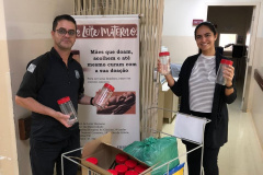 Polícia Penal doa 150 potes de vidro para o Banco de Leite Humano de Curitiba