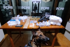 PMPR integra operação que resulta em prisões e apreensão de mais de R$ 25 mil reais, drogas e armas, em Palotina