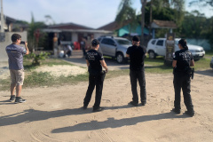 PCPR faz reconstituição de homícidio ocorrido em Guaratuba