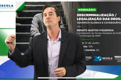SESP promove webinário sobre descriminalização das drogas