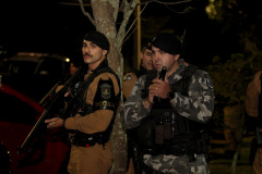 Em simulado de ataque a Cascavel, PM coloca em ação Plano de Defesa Territorial