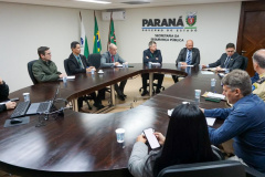 Secretário Hudson recebe o deputado estadual Matheus Vermelho