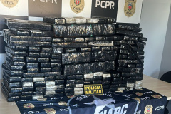 PCPR e PMPR apreendem 195 quilos de maconha em Cascavel