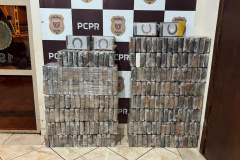 PCPR prende homem em flagrante e apreende 244 quilos de cocaína em Foz do Iguaçu