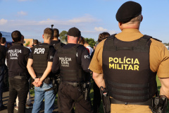Operação da PCPR e PMPR cumpre 25 mandados de prisão contra o tráfico